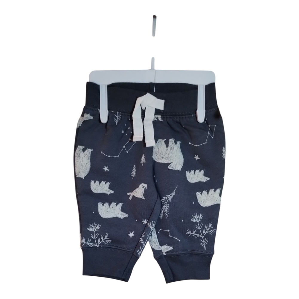 Carter's Baby 3 Piece Cream Bear Constellation Set Onesie Sweat Suit NWT 3 Month - Picture 4 of 5
